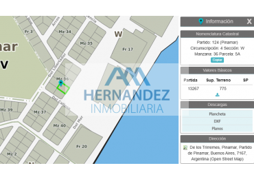 LOTE EN  EL FRENTE COSTERO DE PINAMAR